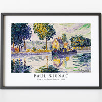 Paul Signac - View of the Seine, Samois (1906)