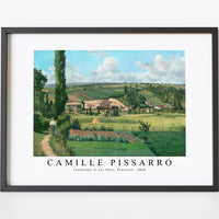 Camille Pissarro - Landscape at Les Pâtis, Pontoise 1868