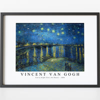 Vincent Van Gogh - Starry Night Over the Rhone 1888