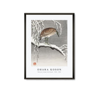 
              Ohara Koson - Heron on snowy tree branch (1925 - 1936) by Ohara Koson (1877-1945)
            