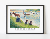 
              Georges Seurat - Horse and Boats (Study for Bathers at Asnières) 1883-1884
            