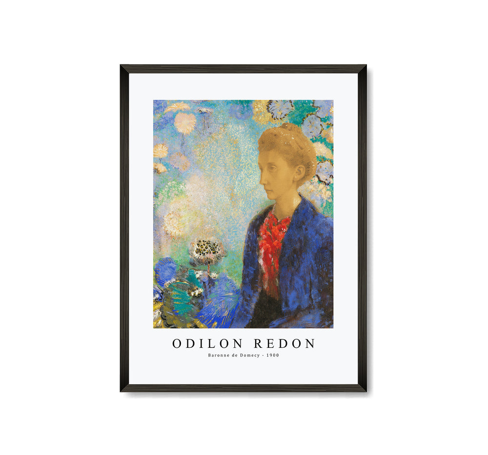 Odilon Redon - Baronne de Domecy 1900