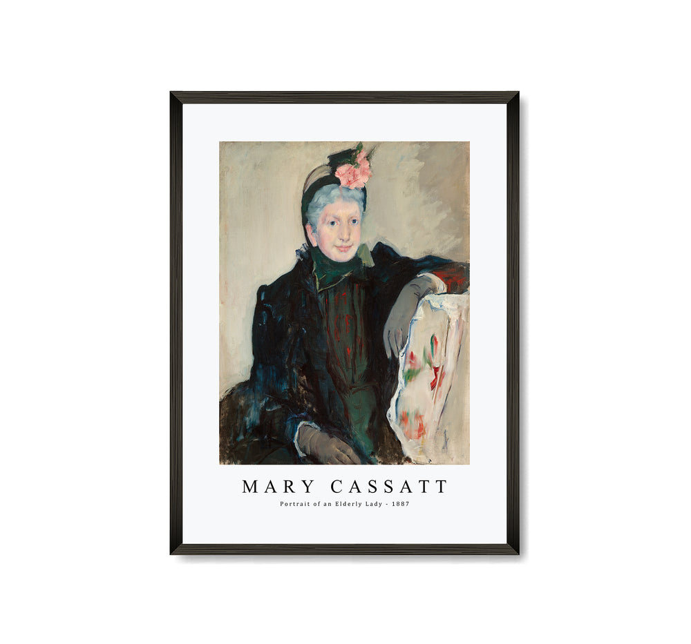 Mary Cassatt - Portrait of an Elderly Lady 1887
