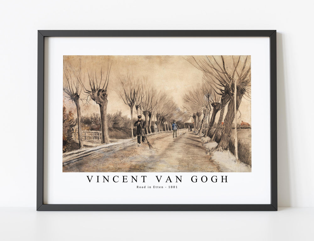 Vincent Van Gogh - Road in Etten 1881