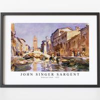 John Singer Sargent - Venetian Canal (1913)