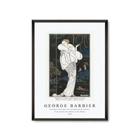George Barbier - Costumes Parisiens, No.112 Manteau de velours from Journal des Dames et des Modes 1913