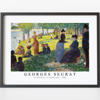 Georges Seurat - Oil Sketch for “La Grande Jatte” 1884