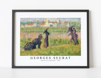 
              Georges Seurat - Figures in a Landscape 1883
            