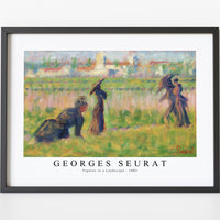 Georges Seurat - Figures in a Landscape 1883