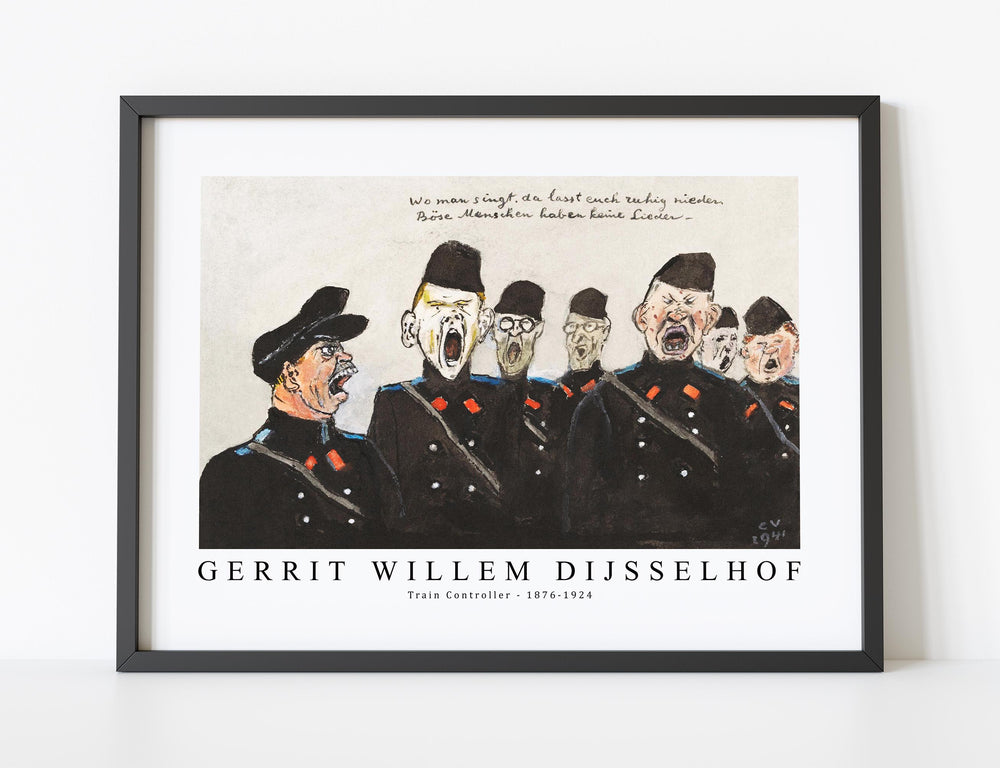 Gerrit Willem Dijsselhof - Train Controller 1876-1924