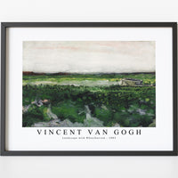 Vincent Van Gogh - Landscape with Wheelbarrow 1883