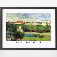 Paul Gauguin - The Market Gardens of Vaugirard 1879