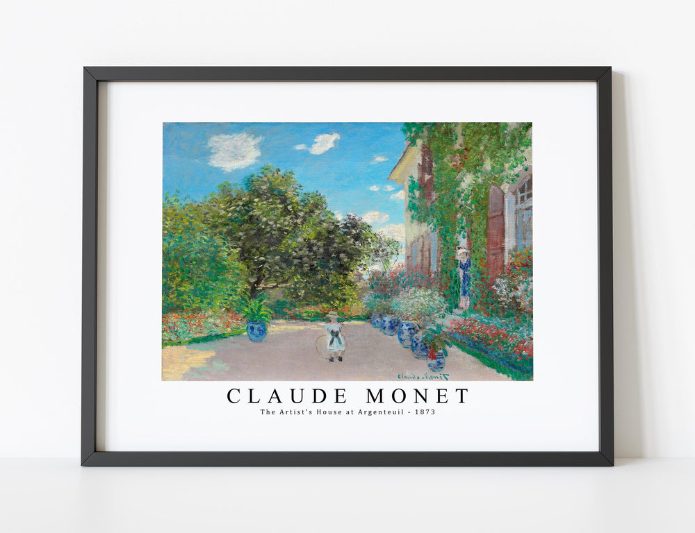 Claude Monet - The Artist's House at Argenteuil 1873