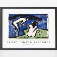 Ernst Ludwig Kirchner - Bathing Couple 1910