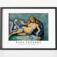 Paul Cezanne - Leda and the Swan (Léda au cygne) 1880