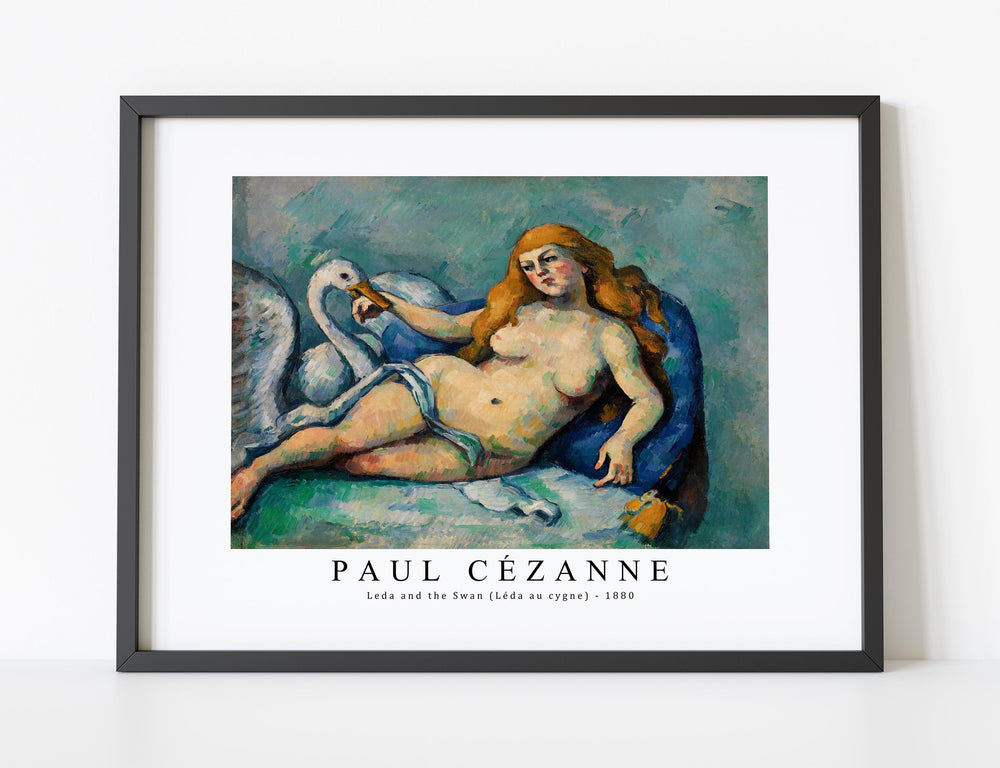 Paul Cezanne - Leda and the Swan (Léda au cygne) 1880
