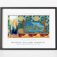 Maurice Pillard Verneuil - Crevettes, support en bronze pour un vase 1897