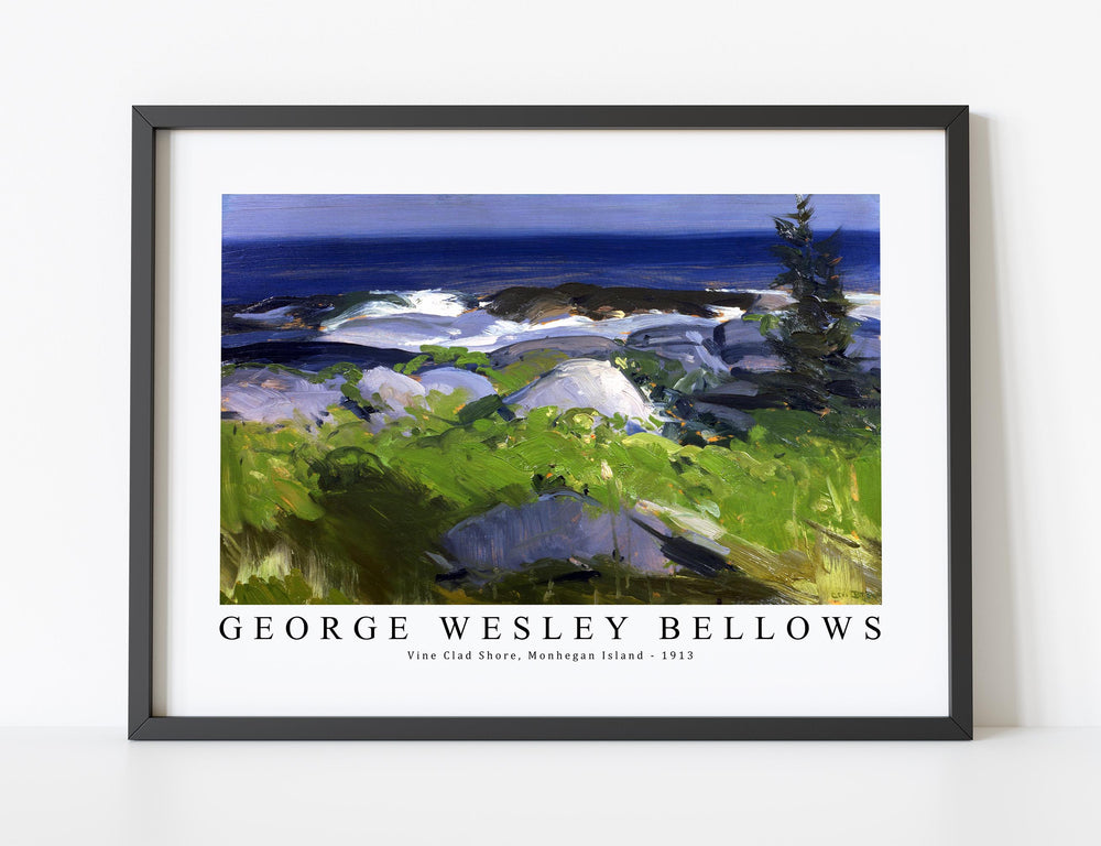George Wesley Bellows - Vine Clad Shore, Monhegan Island 1913