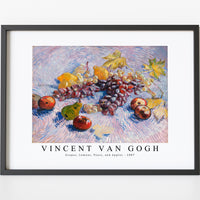 Vincent Van Gogh - Grapes, Lemons, Pears, and Apples 1887