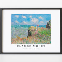 Claude Monet - Cliff Walk at Pourville 1882