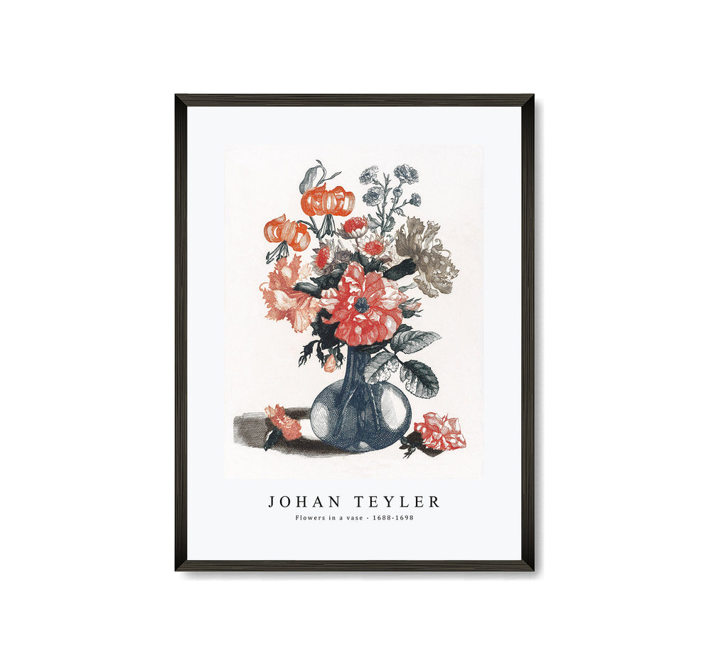 Johan Teyler - Flowers in a vase (1688-1698)