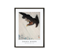 
              Ohara Koson - Eagle Flying in Snow (1933)
            