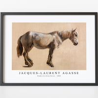 Jacques Laurent Agasse - Study of a Grey Horse (ca. 1800)