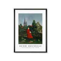 Henri Rousseau - Portrait of a Woman in a Landscape (Portrait de femme dans un paysage) 1893-1896