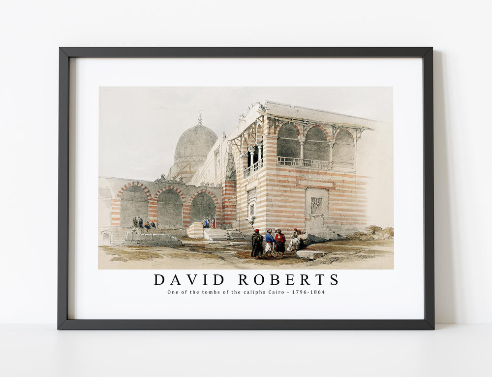 David Roberts - One of the tombs of the caliphs Cairo-1796-1864