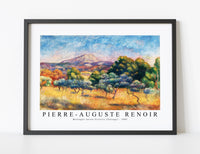 
              Pierre Auguste Renoir - Montagne Sainte-Victoire (Paysage) 1889
            