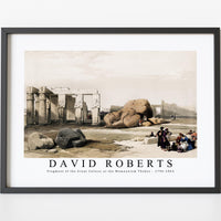 David Roberts - Fragment of the Great Colossi at the Memnonium Thebes-1796-1864