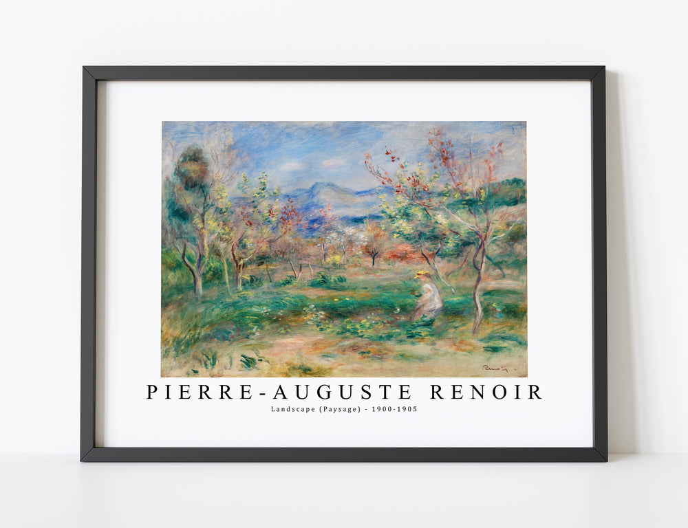 Pierre Auguste Renoir - Landscape (Paysage) 1900-1905