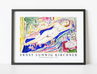 
              Ernst Ludwig Kirchner - Reclining Female Nude 1923
            