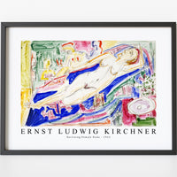 Ernst Ludwig Kirchner - Reclining Female Nude 1923