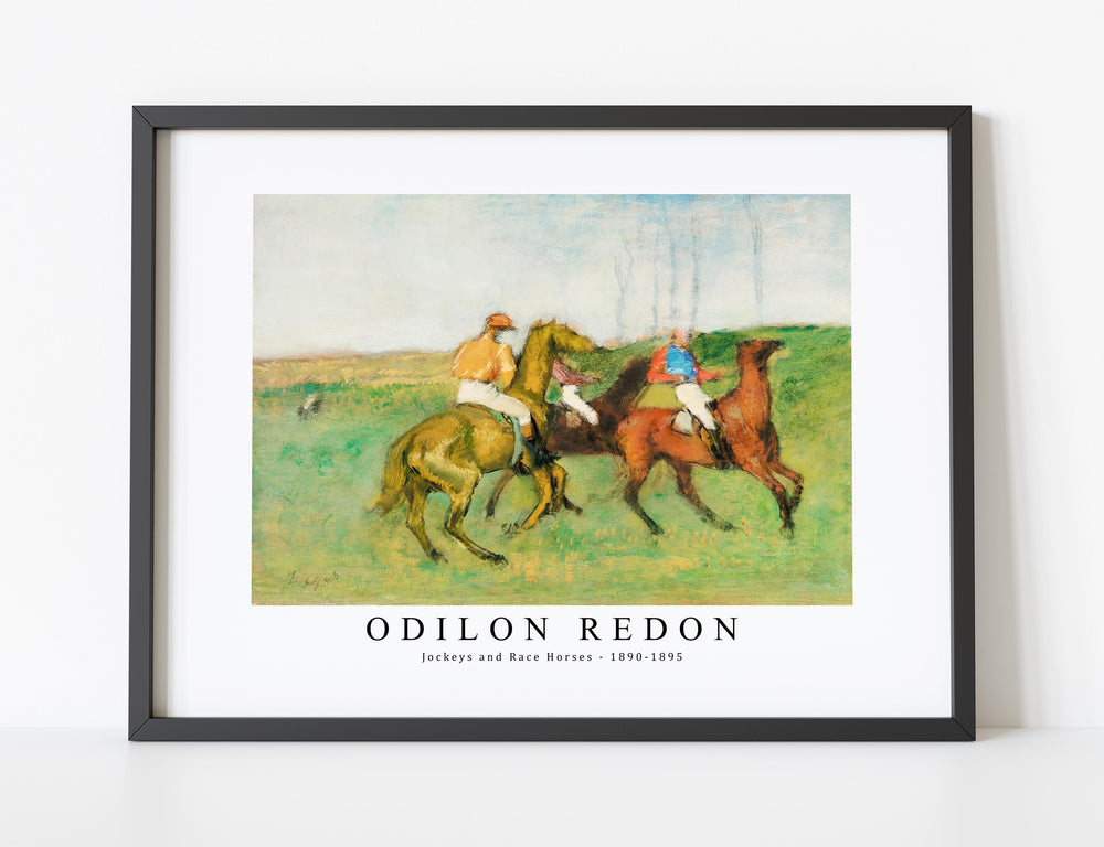 Odilon Redon - Jockeys and Race Horses 1890-1895
