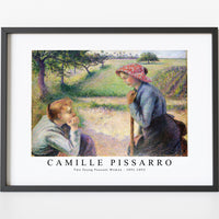 Camille Pissarro - Two Young Peasant Women 1891-1892
