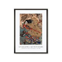 Utagawa Kuniyoshi - Kinhyoshi Yorin, Hero of the Suikoden 1753-1806