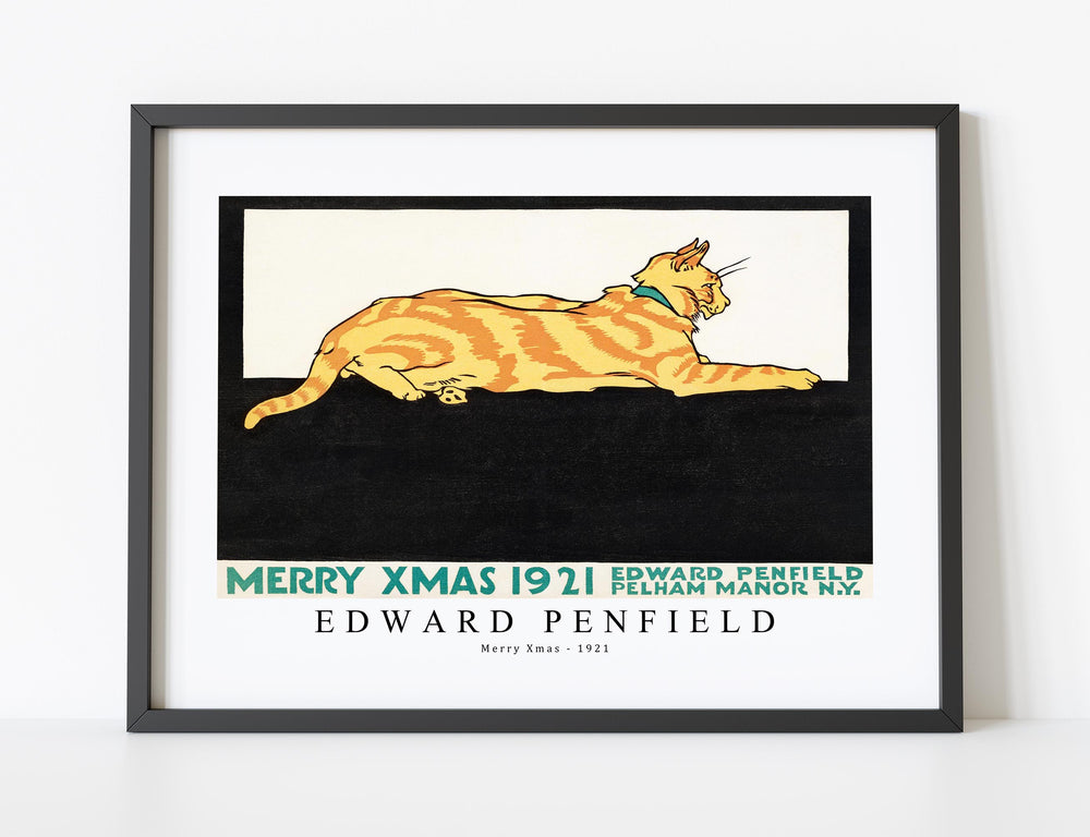 Edward Penfield - Merry Xmas 1921
