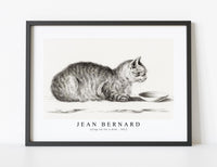 
              Jean Bernard - Lying cat for a dish (1812)
            