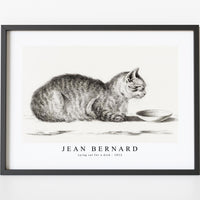 Jean Bernard - Lying cat for a dish (1812)