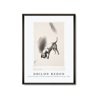 Odilon Redon - He Fixed His Eyes on Me with an Expression That Was So Strange 1896