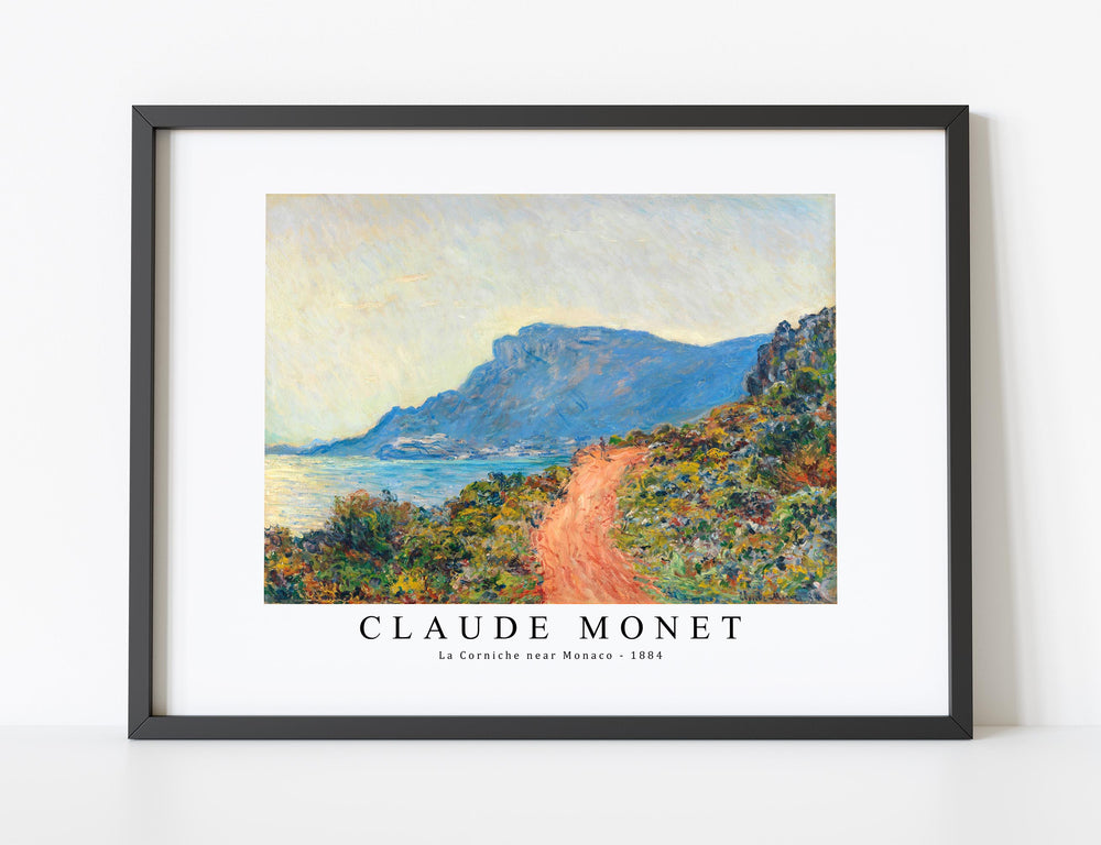 Claude Monet - La Corniche near Monaco 1884