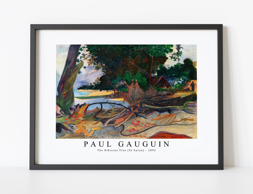 Paul Gauguin - The Hibiscus Tree (Te burao) 1892