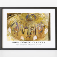John Singer Sargent - Angels, Mosaic, Palatine Chapel, Palermo (ca. 1897–1903)
