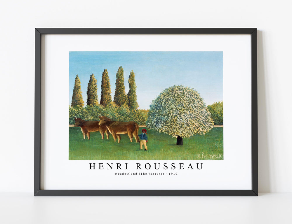 Henri Rousseau - Meadowland (The Pasture) 1910