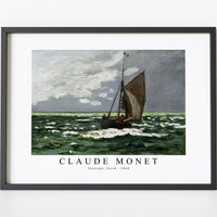 Claude Monet - Seascape, Storm 1866