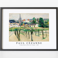 Paul Cezanne - Village Square (Place de village) 1881