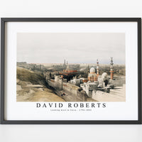 David Roberts - Looking west in Cairo-1796-1864