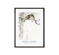 
              Ohara Koson - Two gray starlings (1900 - 1936) by Ohara Koson (1877-1945)
            