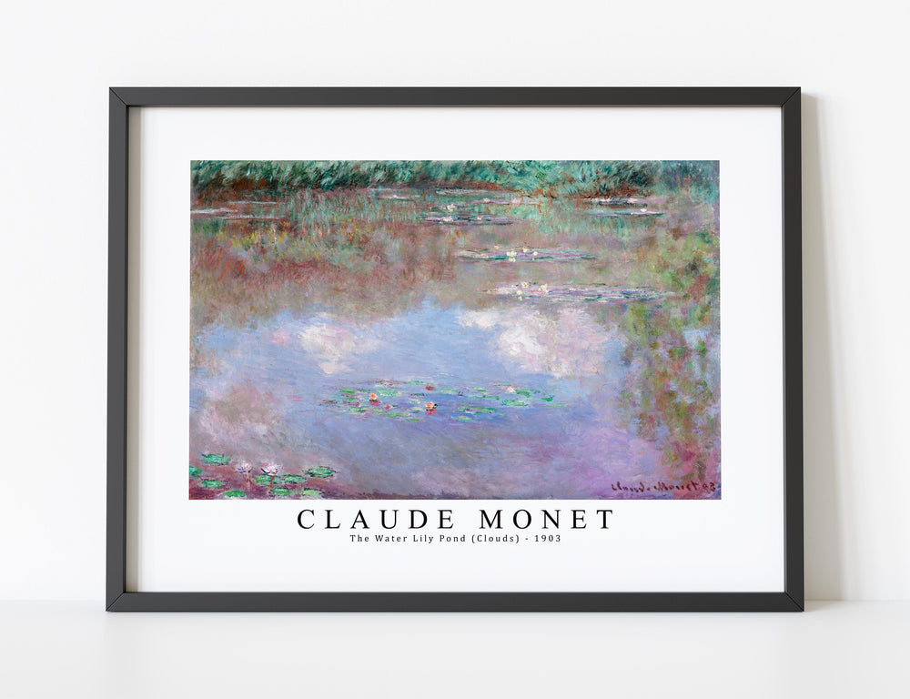 Claude Monet - The Water Lily Pond (Clouds) 1903